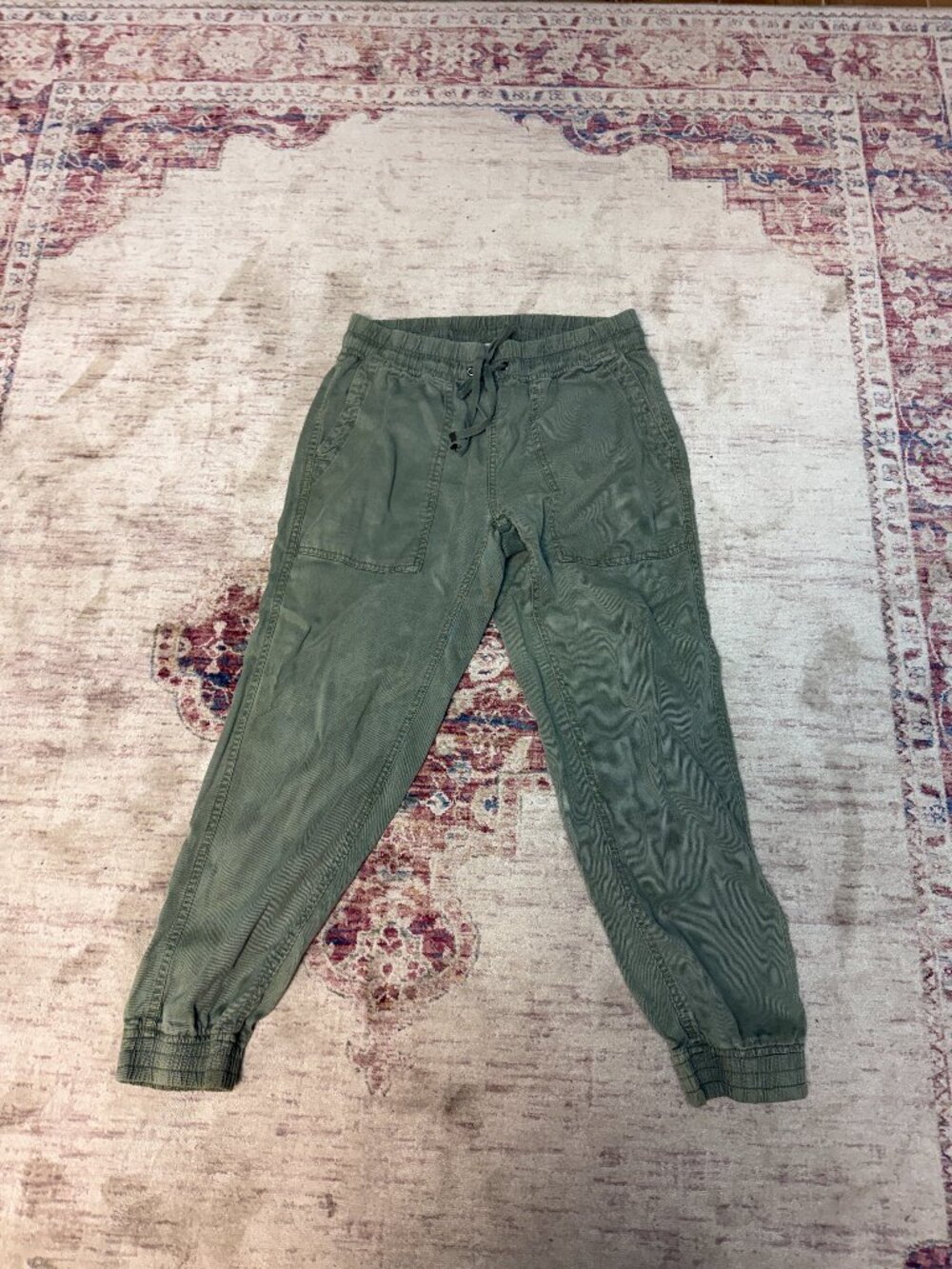 Zara  Women's Dark Green Cargo Pants Size Medium In Great Shape!!